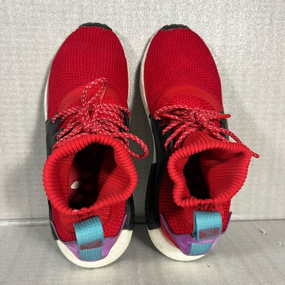 Adidas Men's Red NMD XR1 BZ0632 Running Shoes Size 9 - Picture 4 of 7